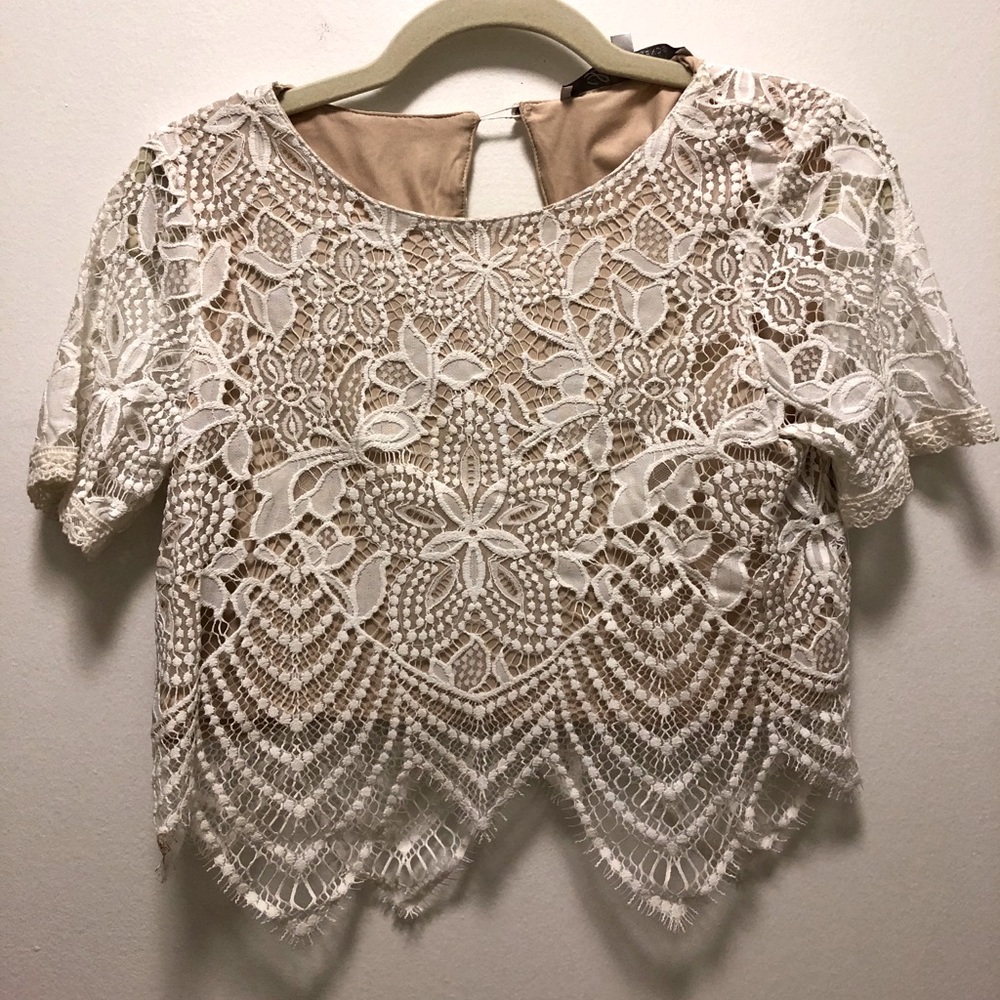 VINTAGE/RARE for Love and Lemons white lace XS/S